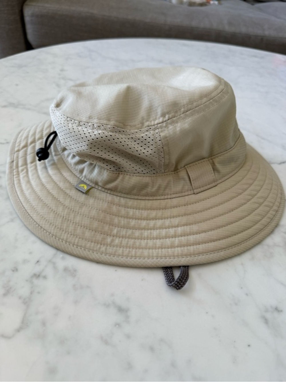 Solar Escape Beige Mesh Boonie Sun Hat Hiking Fishing OS